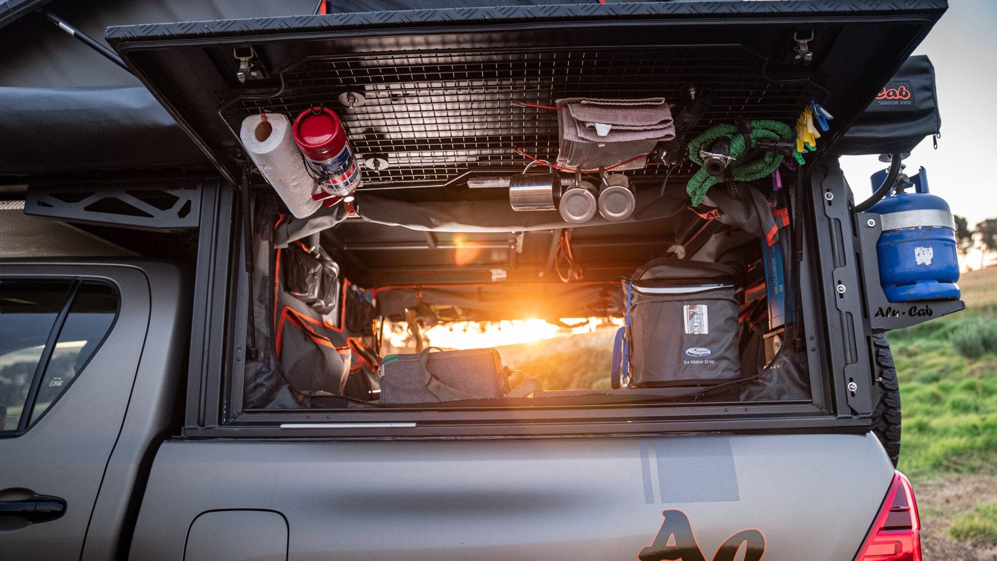 Canopy Camper Side Door Grid AluCab Global