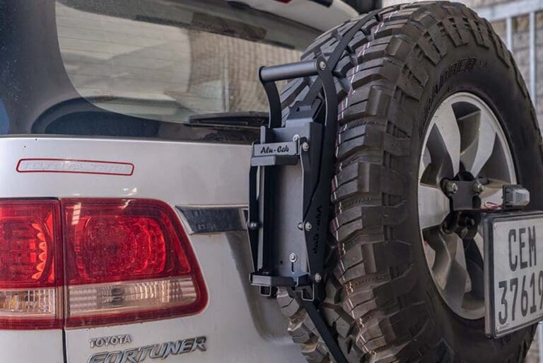 Can Crusher spare wheel mount AluCab Global